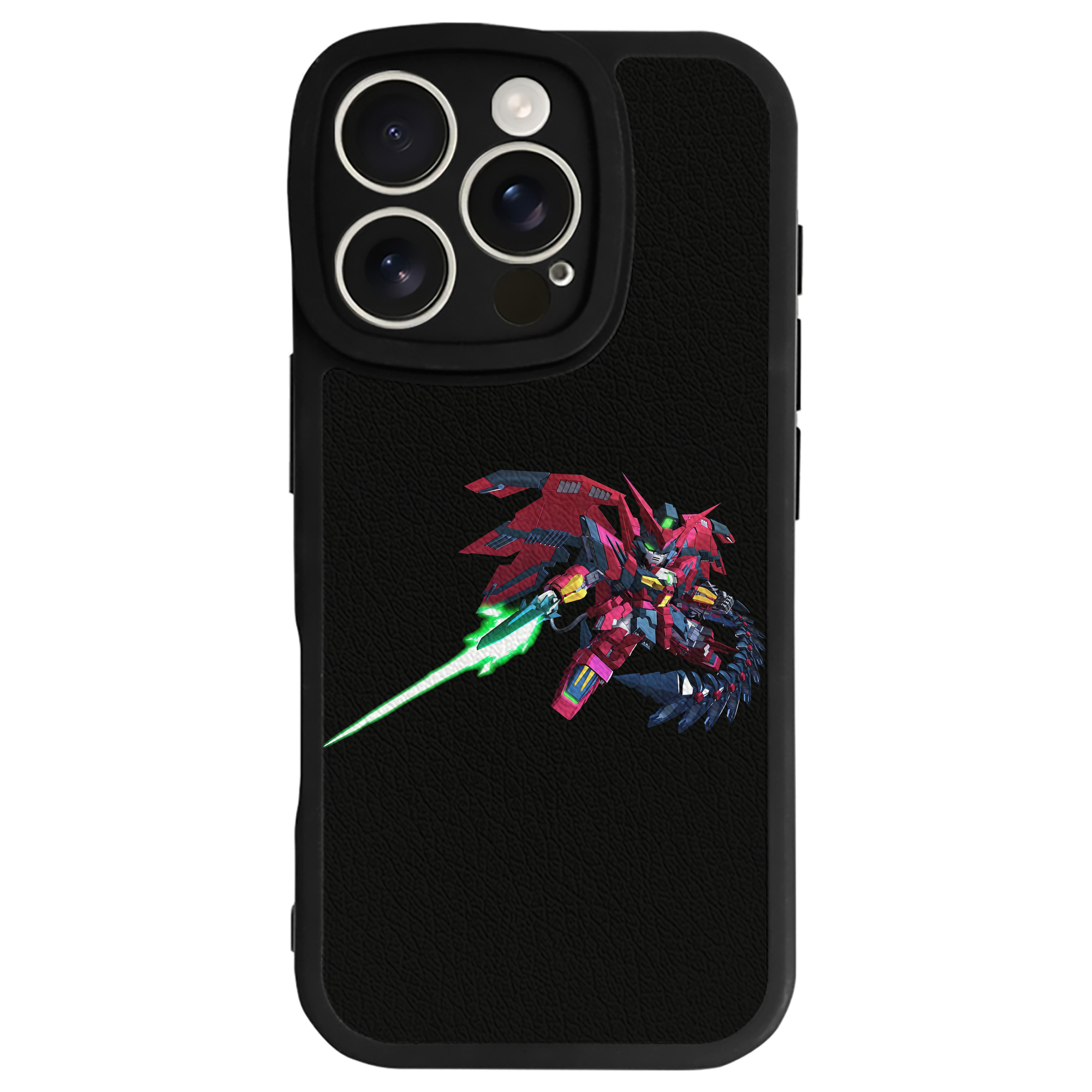 （画像用） 機動戦士ガンダム Mobile Suit Gundam 【iPhone 16シリーズ対応】シリコンスマホケース（レザー調） 材質：シリコン